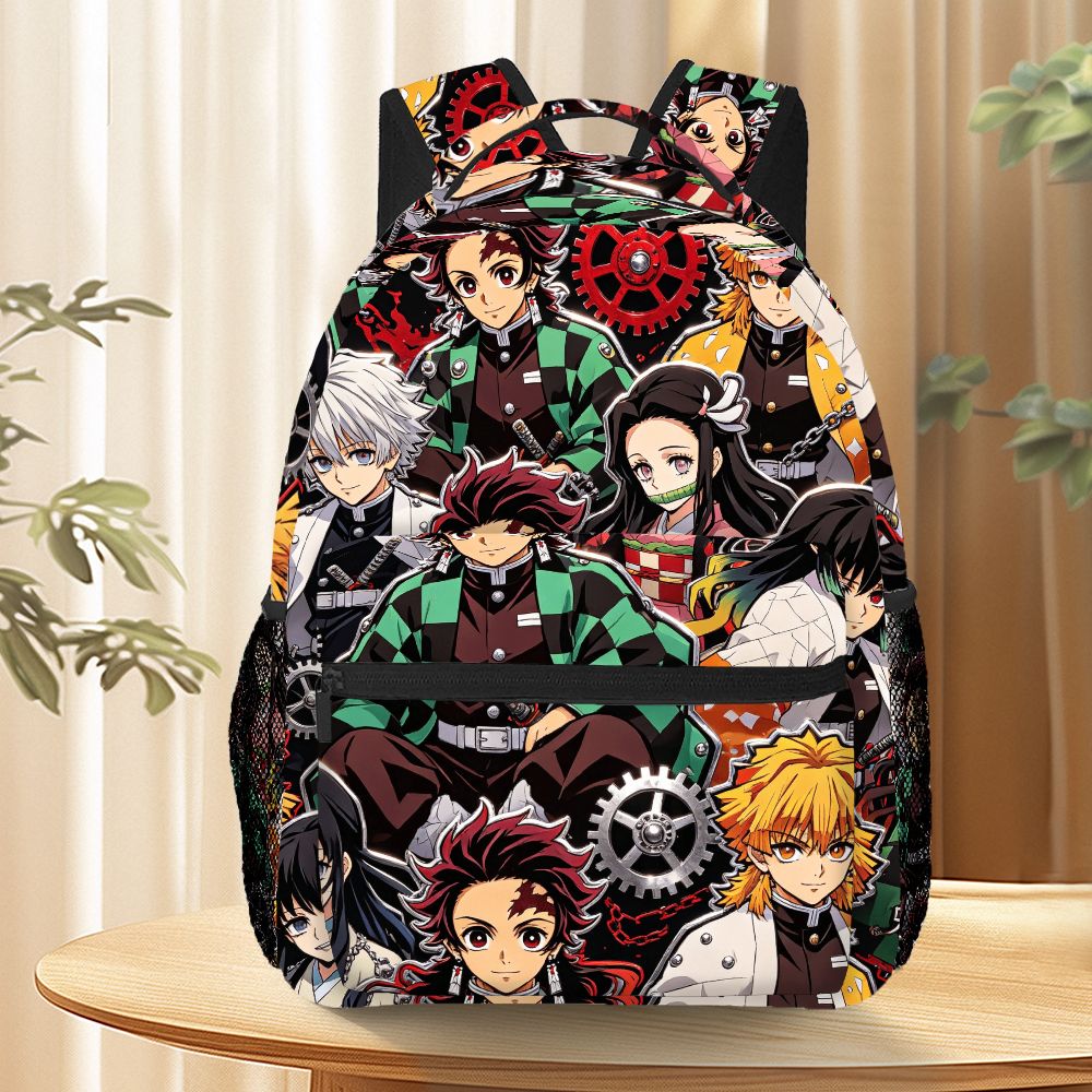 School Backpack Teen - Demon Slayer Anime Backpack Tanjirou Nezuko