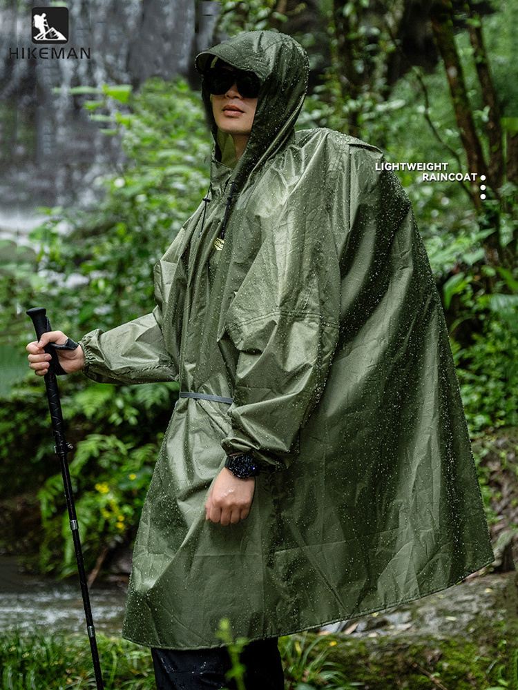 Rain Cover Backpack - Ultralight Zipper Raincoat 210T Polyester Waterproof