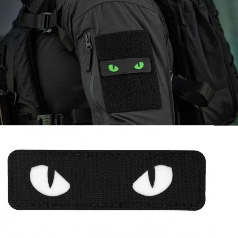 Urban Backpack Tactical - Military Morale Embroidered Patches Cat Eyes