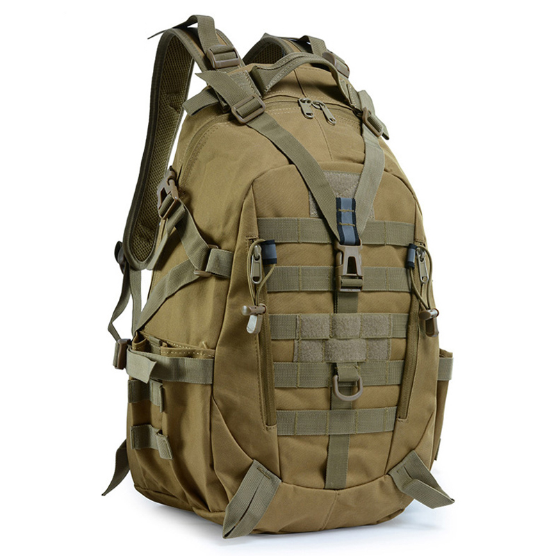 Rucksack Military Style - 35L Tactical Backpack Waterproof Trekking Fishing