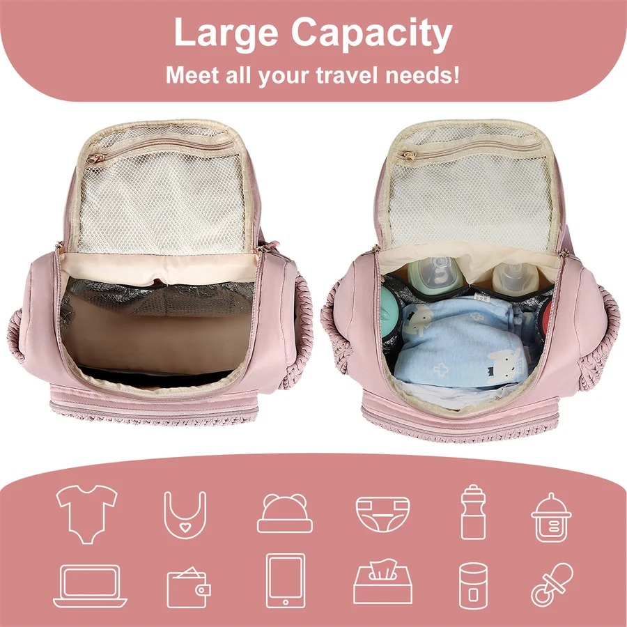 Large Capacity Maternity Diape - Backpack Diaper Bag ulasan dan harga