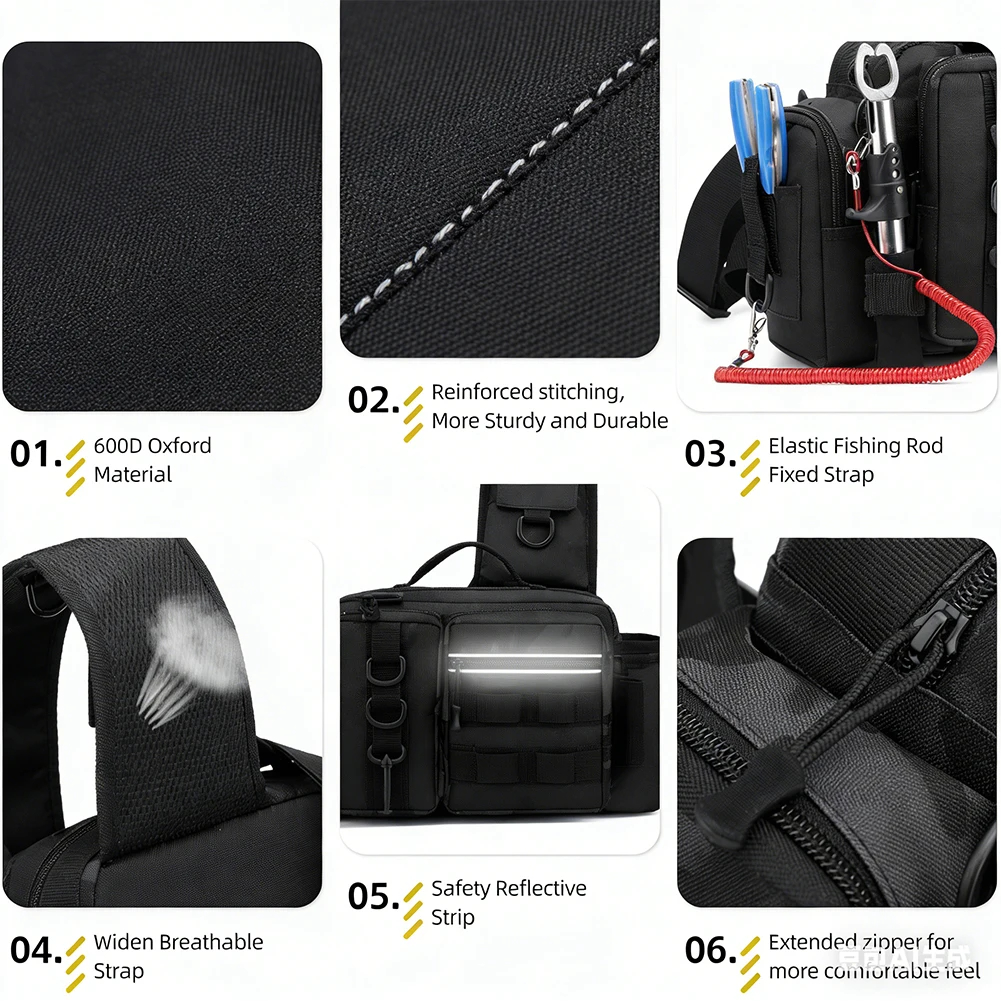 Fishing Backpack with Rod Hold - Hiking Backpack Waterproof ulasan dan harga