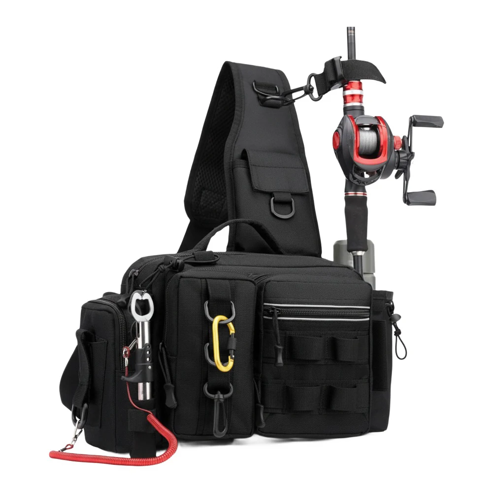 Fishing Backpack with Rod Hold - Hiking Backpack Waterproof ulasan dan harga