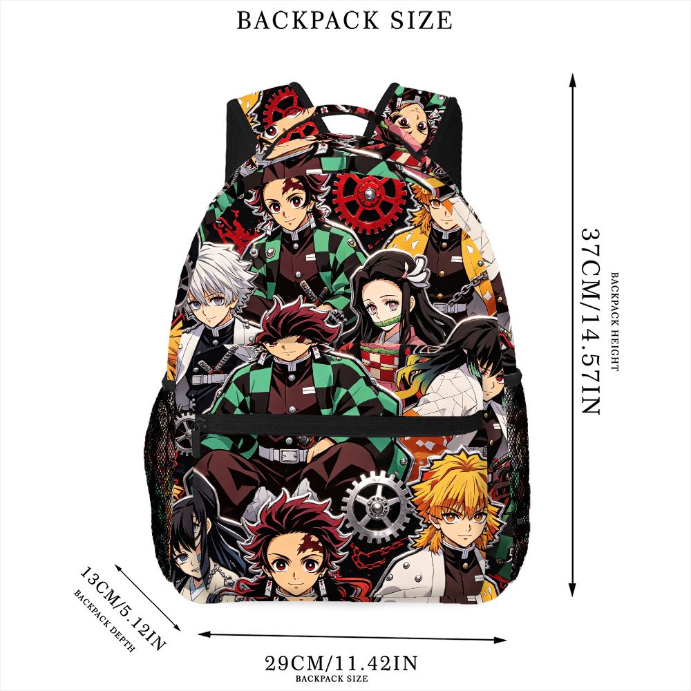 Demon Slayer Anime Backpack Ta - School Backpack Teen ulasan dan harga