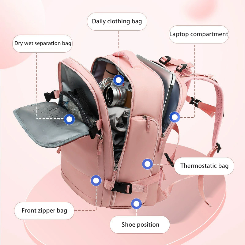 Business Backpack with USB cha - Laptop Backpack 15.6 ulasan dan harga