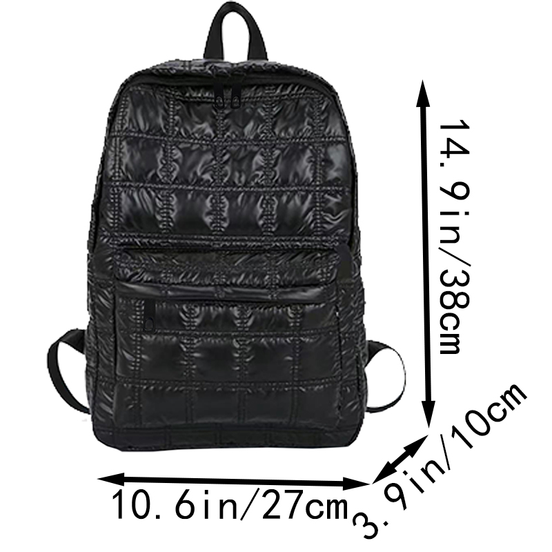 Trendy Stylish Shiny Backpack  - Canvas Backpack Casual ulasan dan harga