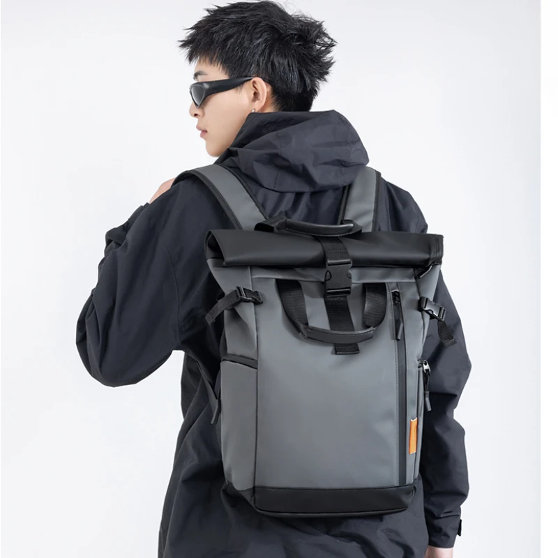 Unisex Fashionable Minimalist  - Canvas Backpack Casual ulasan dan harga