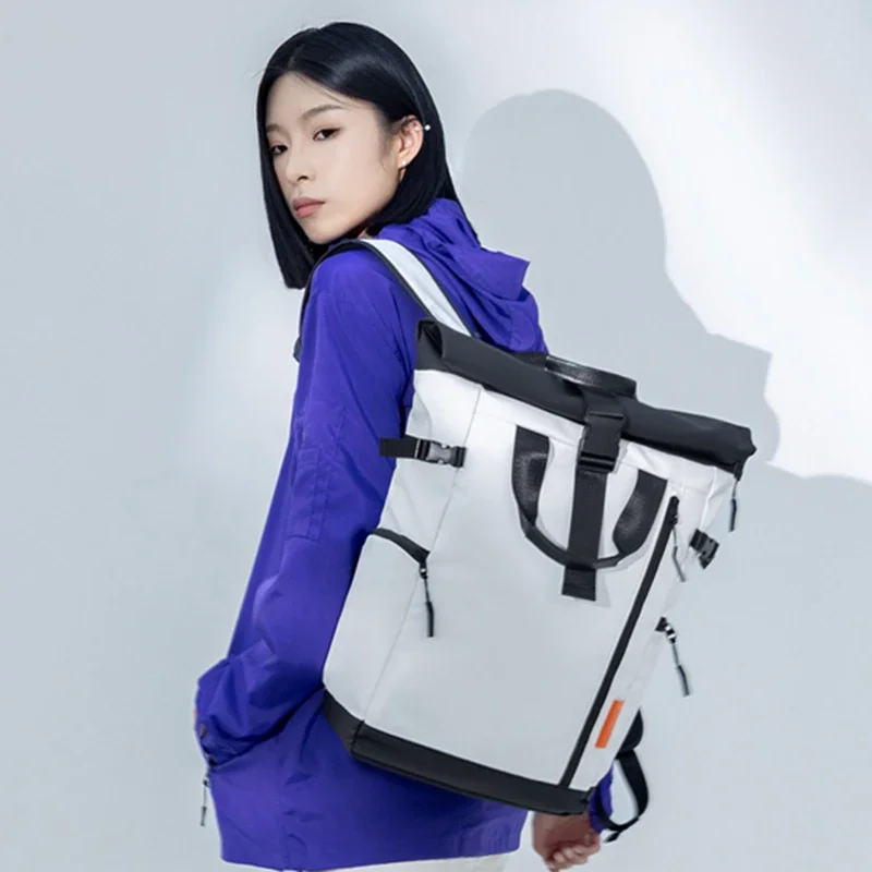 Unisex Fashionable Minimalist  - Canvas Backpack Casual ulasan dan harga