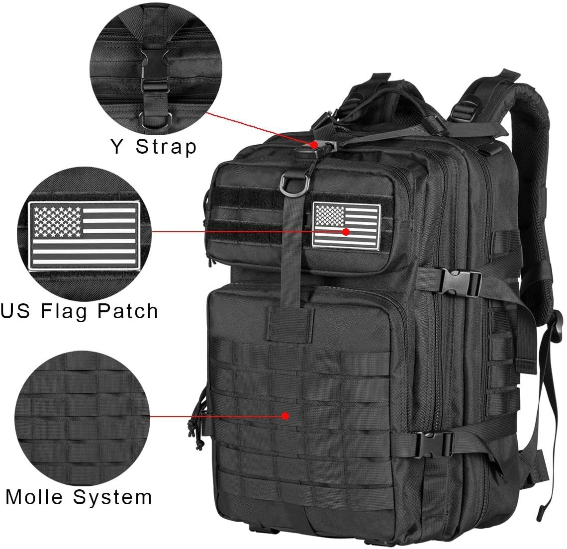 AA 60L Army Military Tactical  - Urban Backpack Tactical ulasan dan harga
