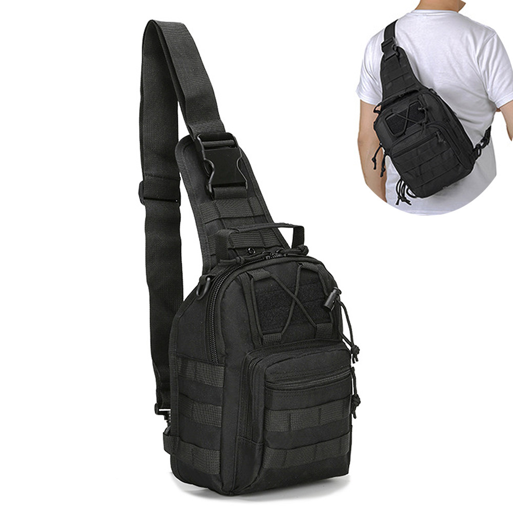 Men Crossbody Sling Backpack S - Rucksack Military Style ulasan dan harga