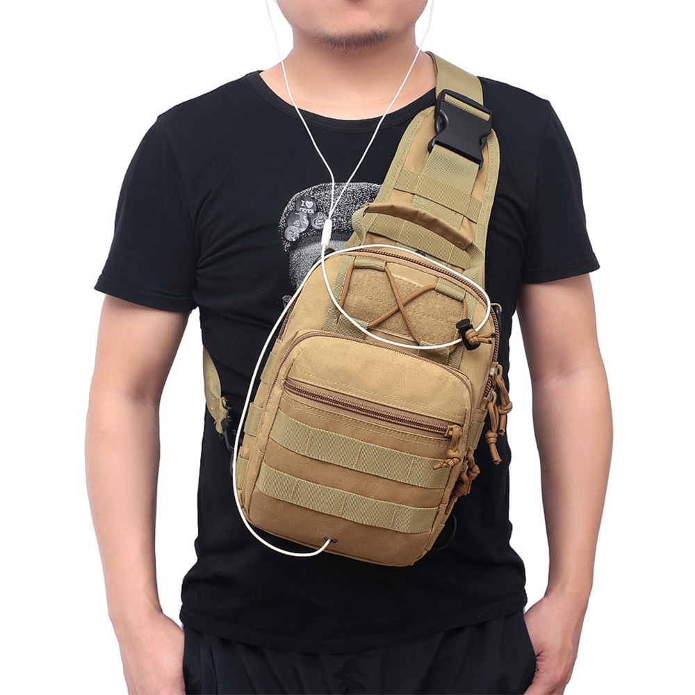 Men Crossbody Sling Backpack S - Rucksack Military Style ulasan dan harga