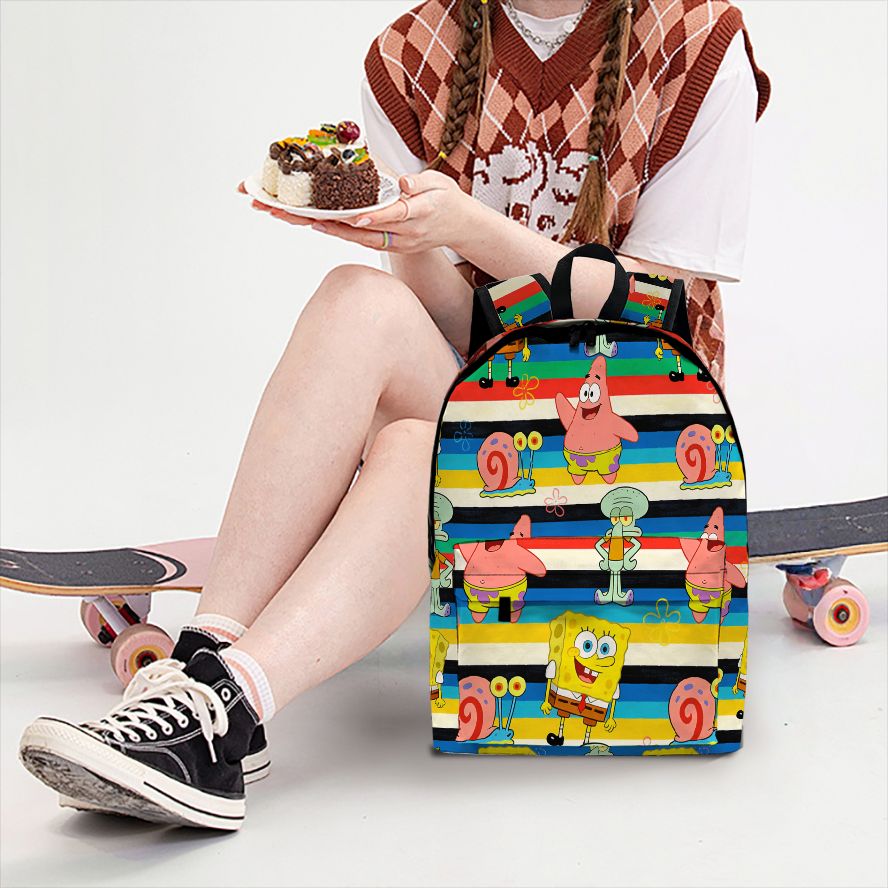 SpongeBob SquarePants Striped  - School Backpack Teen ulasan dan harga
