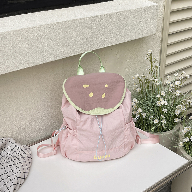 New Womens Summer Cute Cartoon - Canvas Backpack Casual ulasan dan harga