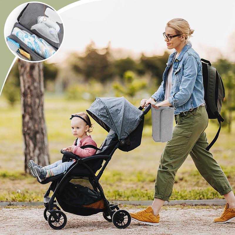 Small Diaper Pouch Foldable Po - Backpack Diaper Bag ulasan dan harga