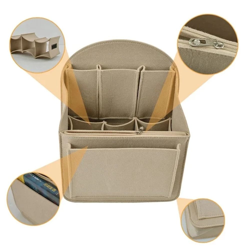 Makeup Organizer Felt Insert B - Backpack Insert Organizer ulasan dan harga