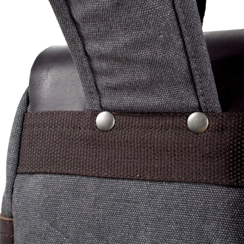 Retro men's backpack, double s - Canvas Backpack Casual ulasan dan harga